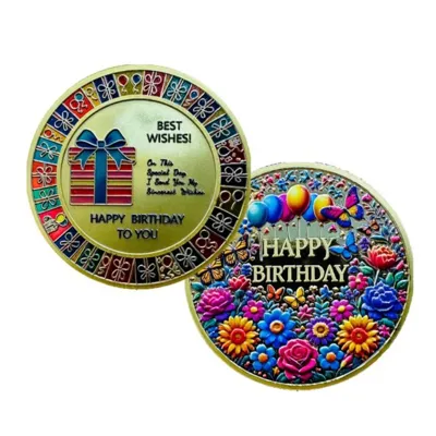 Spominski kovanec HAPPY BIRTHDAY 